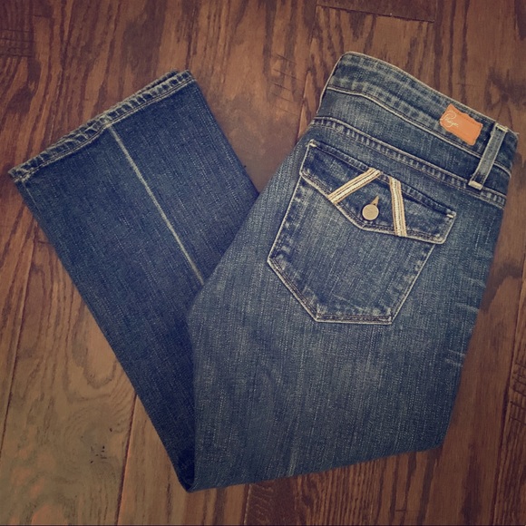 FINAL PRICE Paige Premium Denim Fairfax Cropped Jeans 30 - Picture 3 of 12